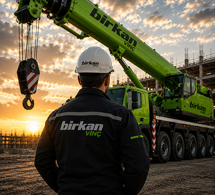 Birkan Vinç mobil vinç kiralama ve ağır yük kaldırma hizmetleri